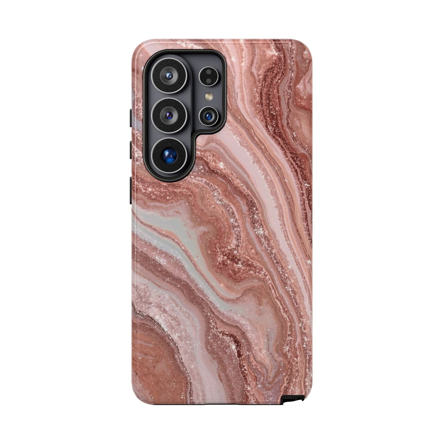 Rose Gold Marble Tough Phone Case