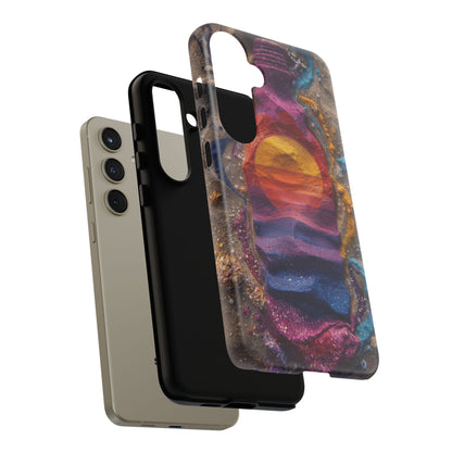 Phone Case — Colorful Sand Art Sunset Tough Protective Case