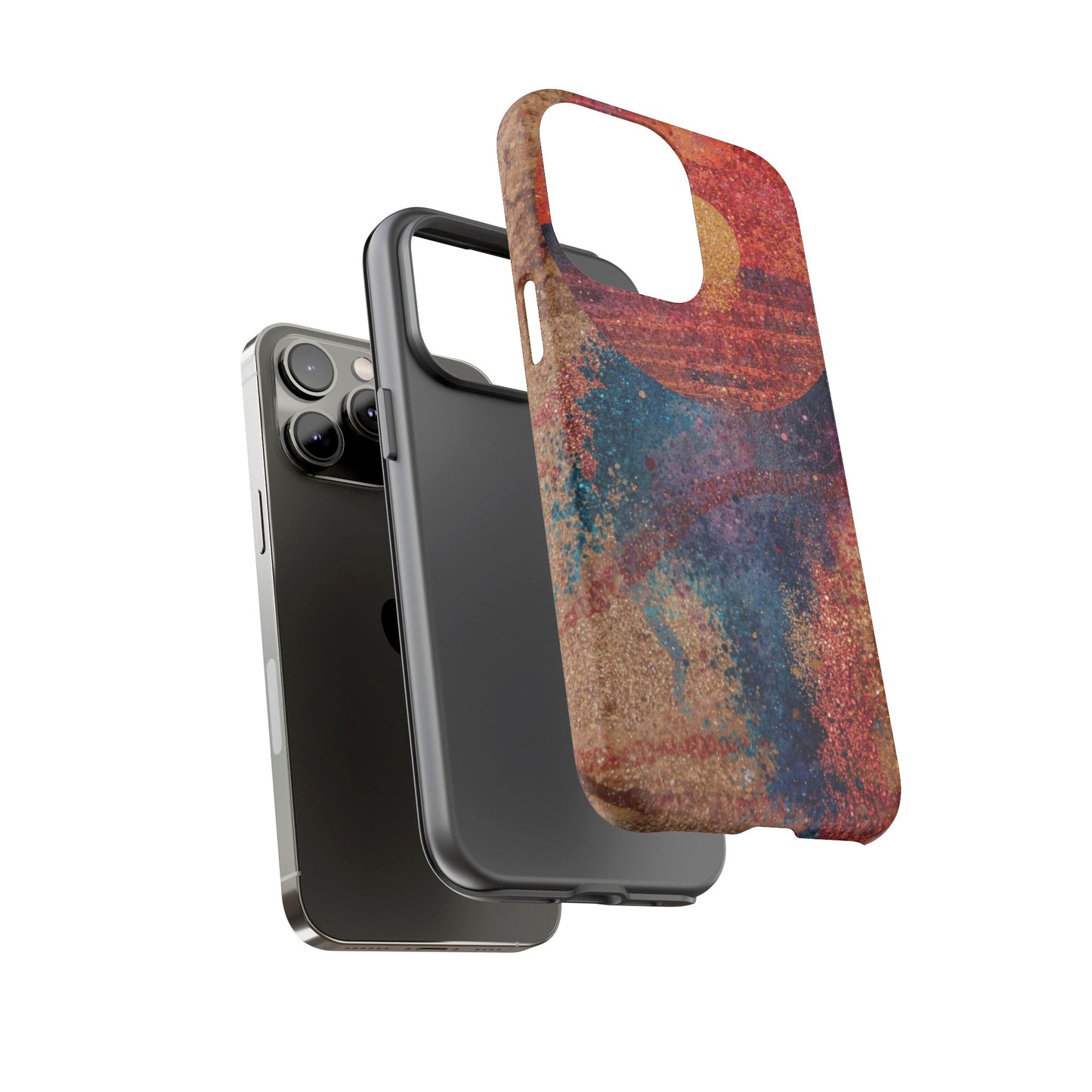 Retro Sunset Tough Phone Case