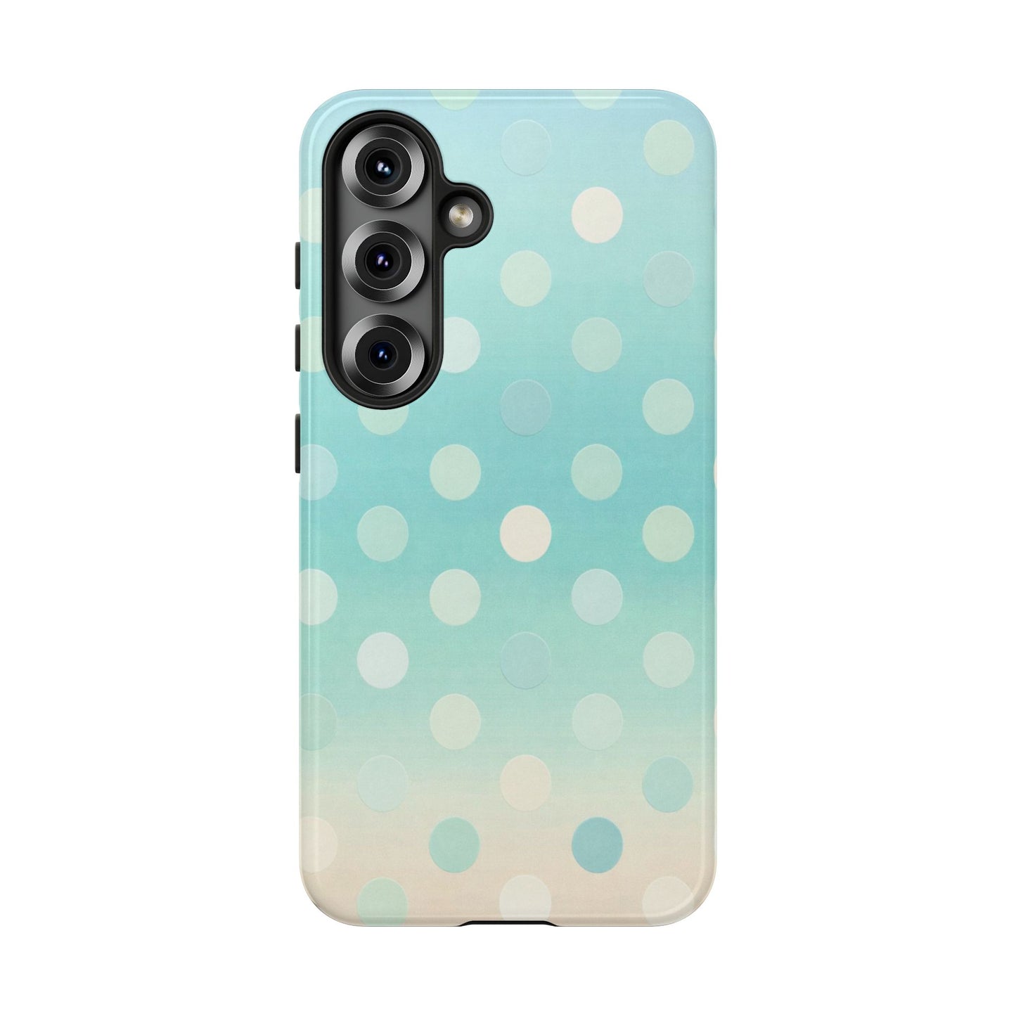 Abstract Palm Tough Phone Case — Minimal Coastal Blue Protective Cover