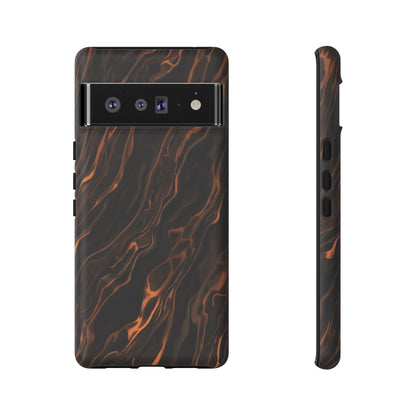 Copper Swirl Phone Case — Tough Protective iPhone Cover