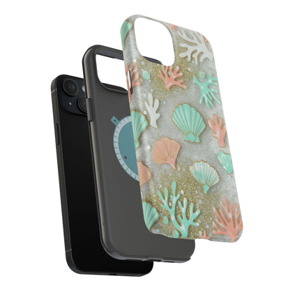 Seashell Coral Magnetic Impact Phone Case