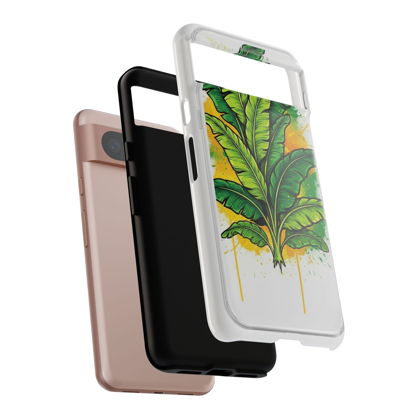 Tropical Banana Leaf Phone Case — Vibrant Green Plant Protector