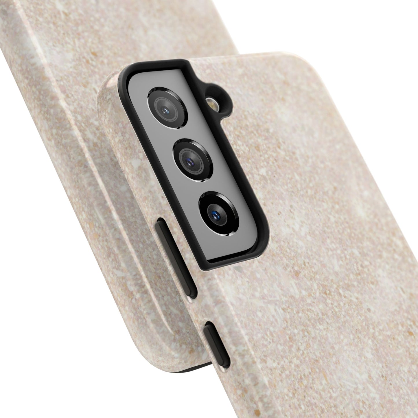 Marble Texture Tough Phone Case — Sandstone Protective Phone Cover