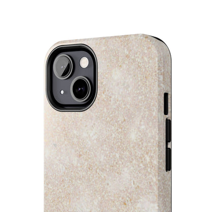 Marble Texture Tough Phone Case — Sandstone Protective Phone Cover