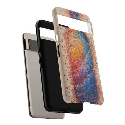 Galaxy Bottle Tough Phone Case — Colorful Nebula Splash iPhone Cover