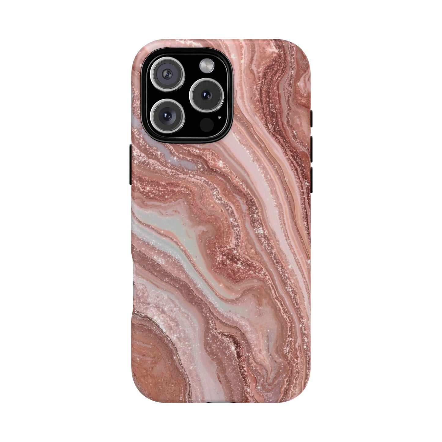Rose Gold Marble Tough Phone Case