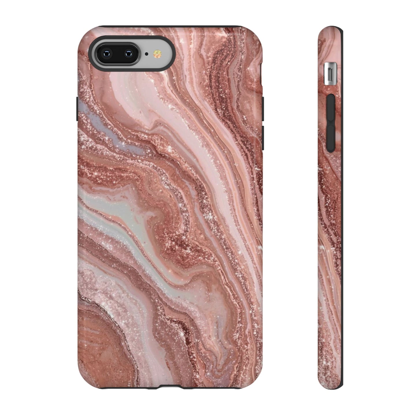 Rose Gold Marble Tough Phone Case