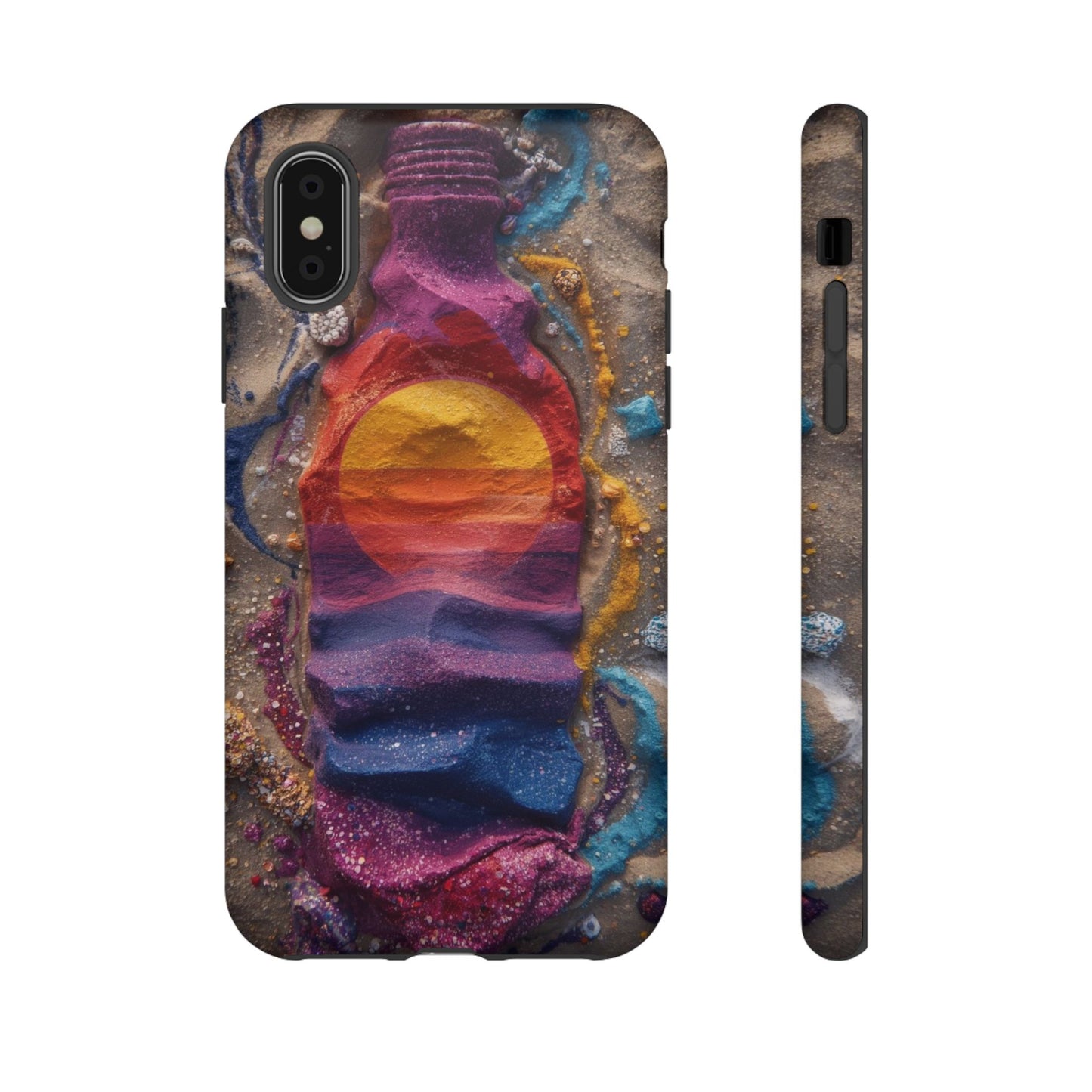Phone Case — Colorful Sand Art Sunset Tough Protective Case
