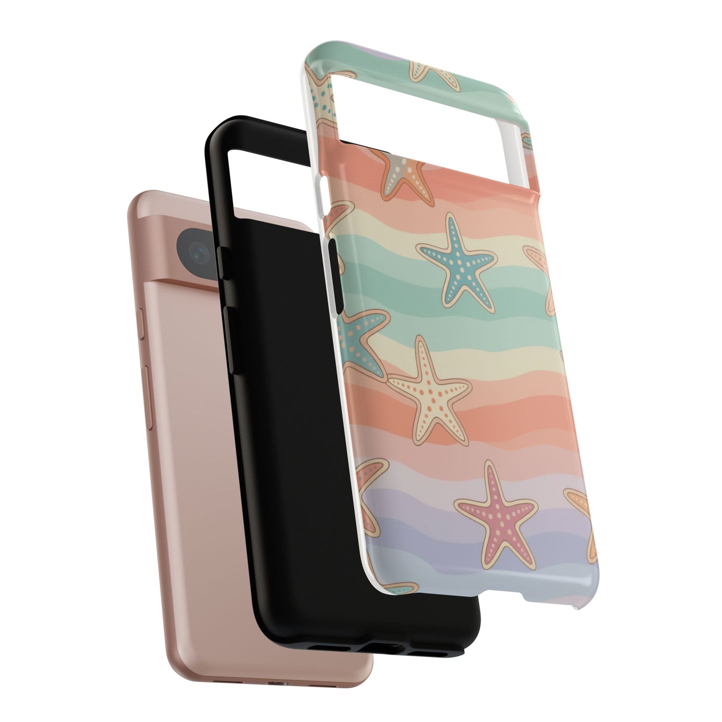 Starfish Wave Tough Phone Case — Pastel Beach Protective Cover