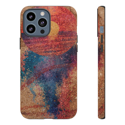 Retro Sunset Tough Phone Case