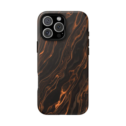 Copper Swirl Phone Case — Tough Protective iPhone Cover