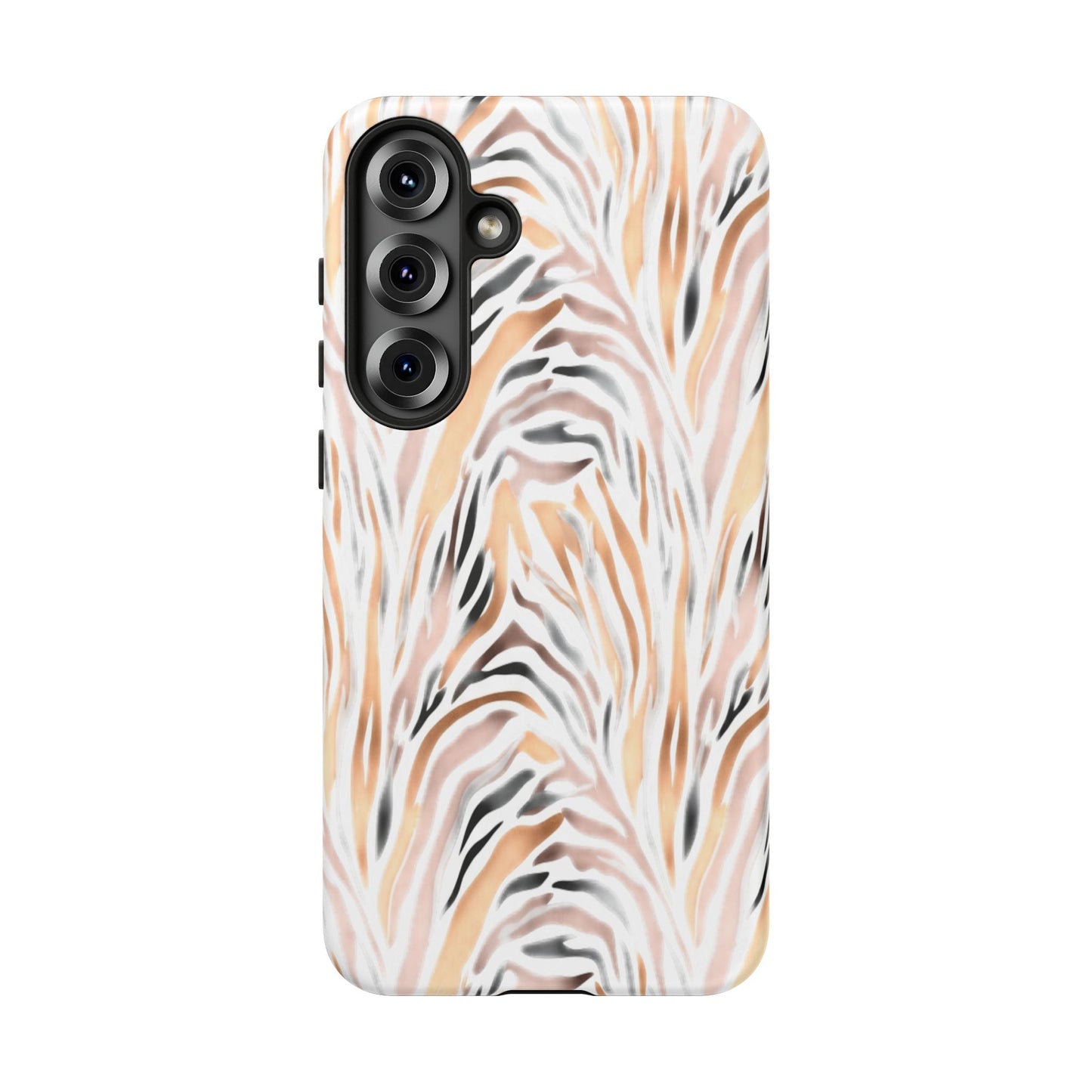 Tough Case — Neutral Watercolor Tiger Stripe Phone Case