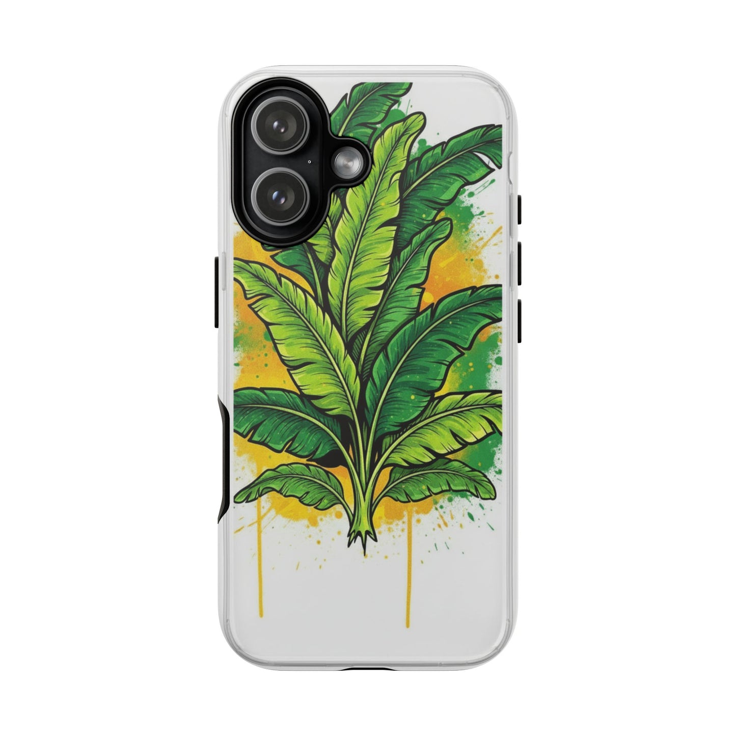 Tropical Banana Leaf Phone Case — Vibrant Green Plant Protector