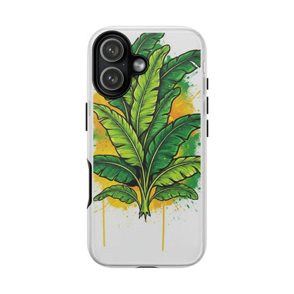 Tropical Banana Leaf Phone Case — Vibrant Green Plant Protector