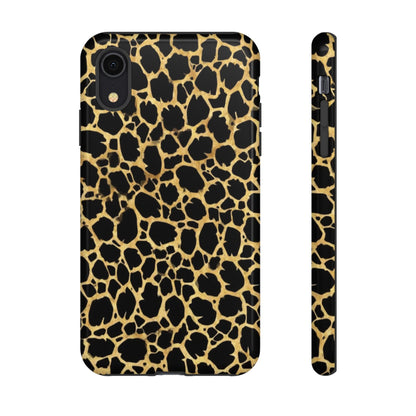 Giraffe Print Tough Phone Case — Durable Leopard-Style Protective Cover