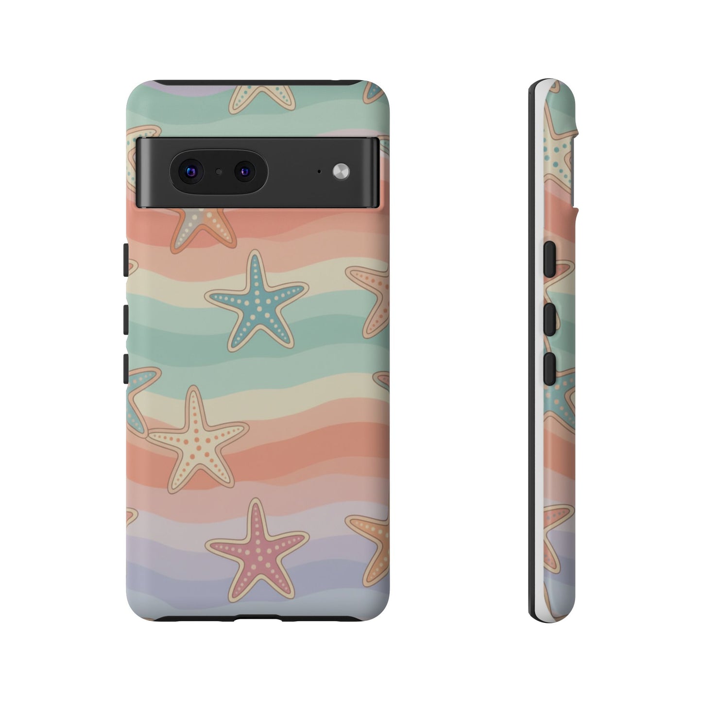 Starfish Wave Tough Phone Case — Pastel Beach Protective Cover
