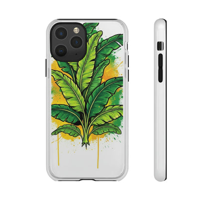 Tropical Banana Leaf Phone Case — Vibrant Green Plant Protector