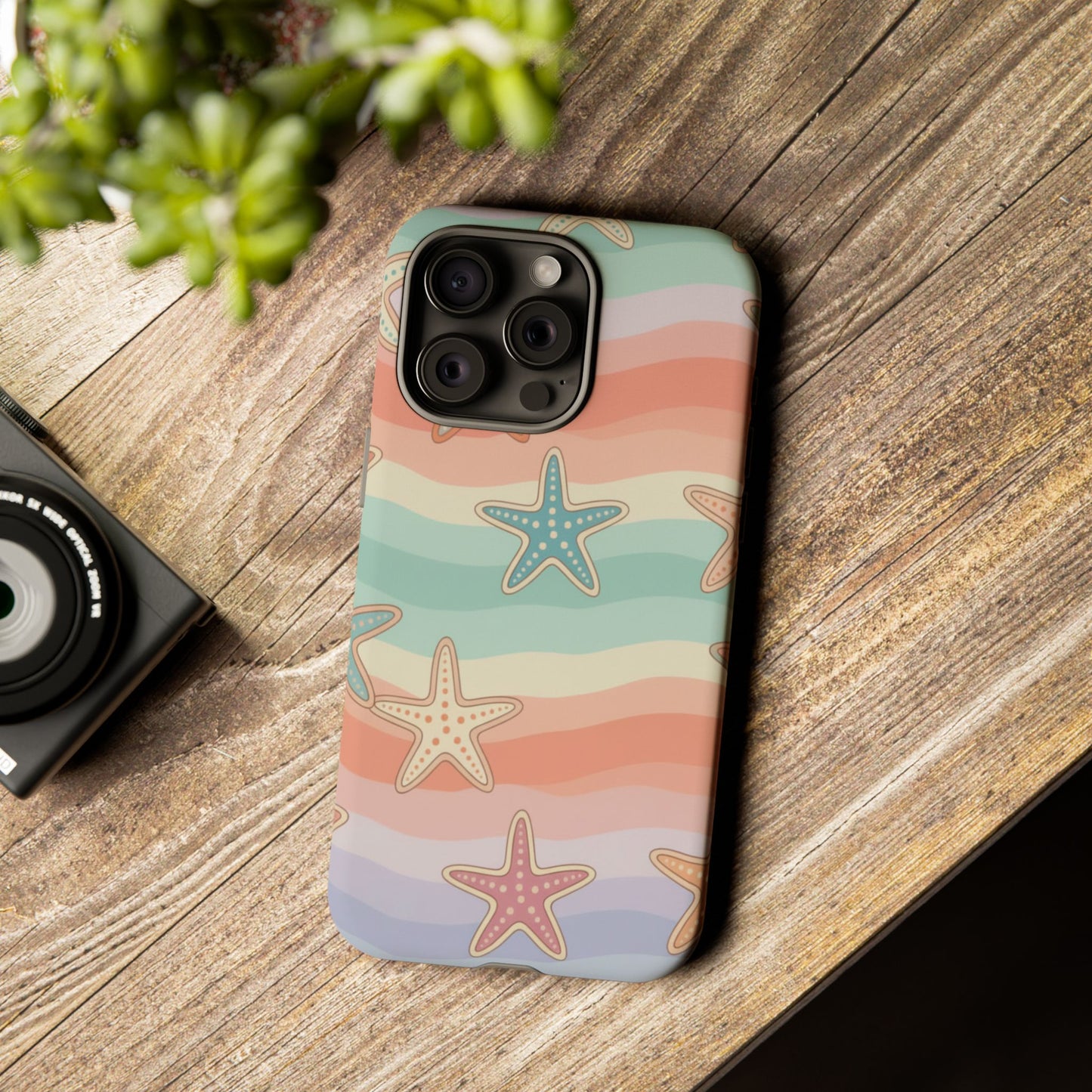 Starfish Wave Tough Phone Case — Pastel Beach Protective Cover