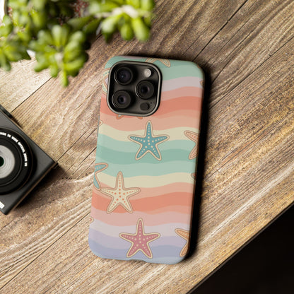 Starfish Wave Tough Phone Case — Pastel Beach Protective Cover