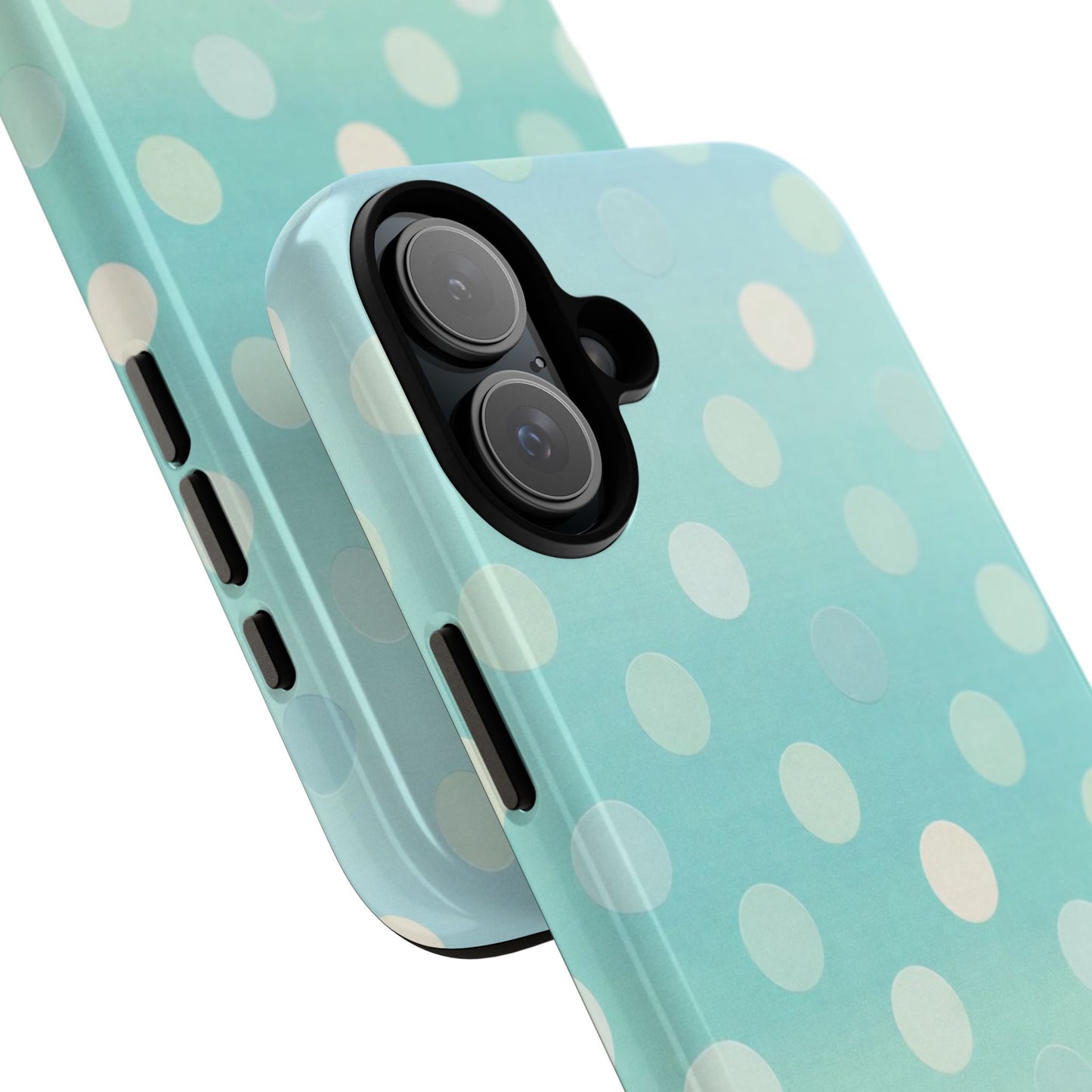 Abstract Palm Tough Phone Case — Minimal Coastal Blue Protective Cover