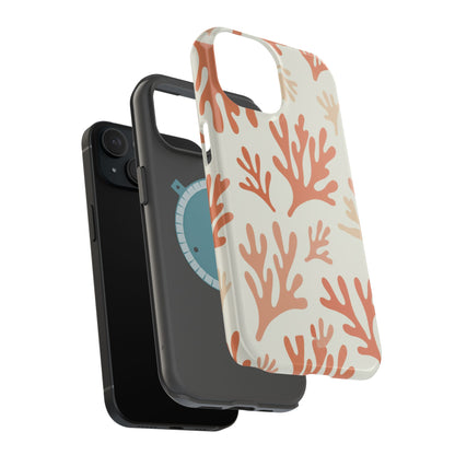 Coral Reef Magnetic Impact Phone Case — Protective MagSafe-Compatible Design