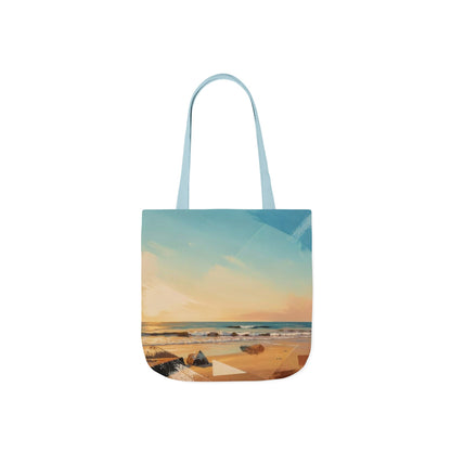 Beach Sunset Canvas Tote Bag