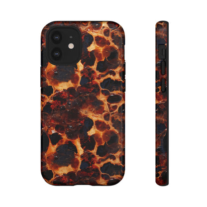 Tortoiseshell Phone Case — Protective iPhone Cover with Classic Amber Pattern