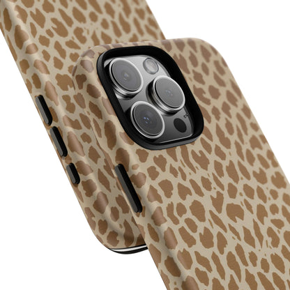 Leopard Print Tough Phone Case — Slim Protective Animal Pattern