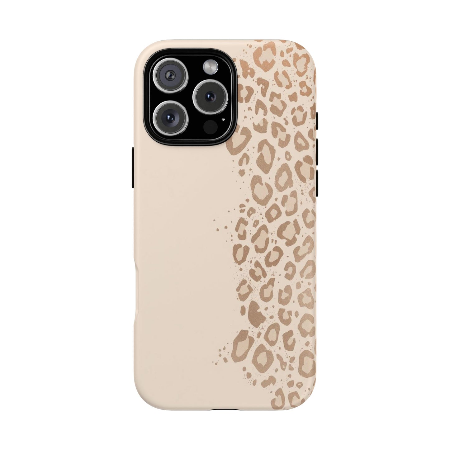 Phone Case – Beige Leopard Print Protective Cover