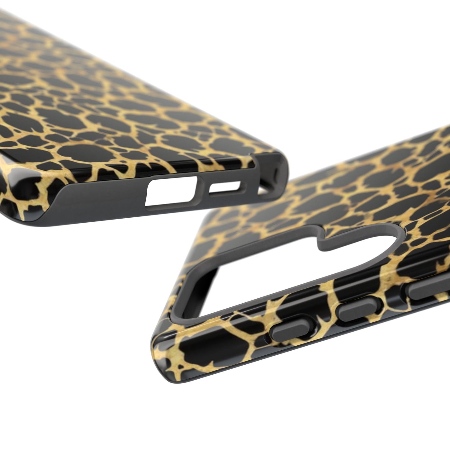 Giraffe Print Tough Phone Case — Durable Leopard-Style Protective Cover