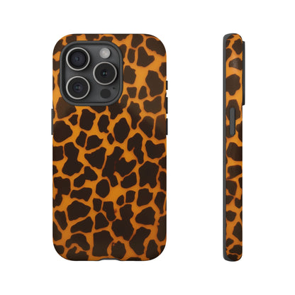 Leopard Print Tough Phone Case — Slim Protective iPhone Cover