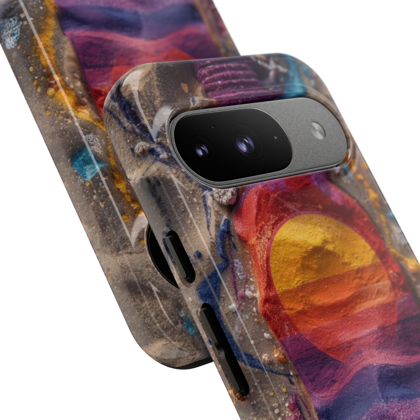 Phone Case — Colorful Sand Art Sunset Tough Protective Case