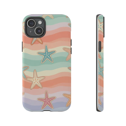 Starfish Wave Tough Phone Case — Pastel Beach Protective Cover