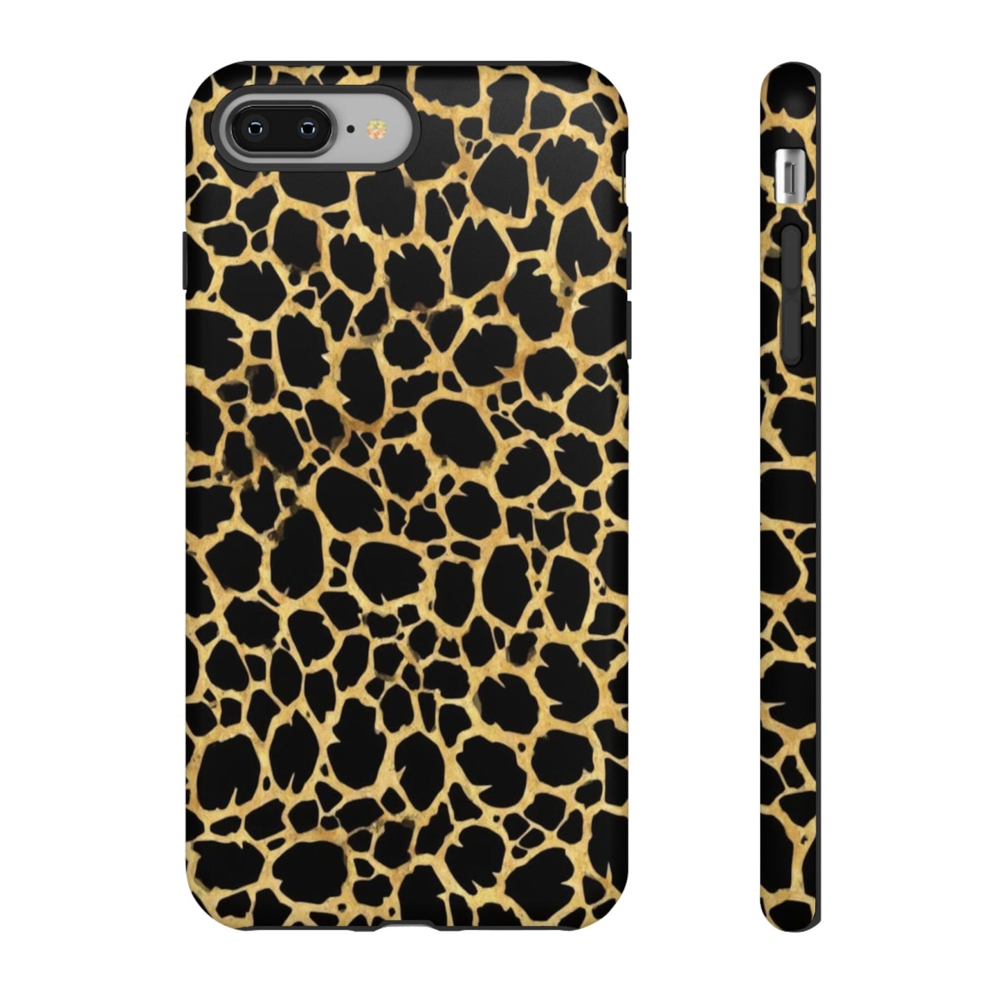 Giraffe Print Tough Phone Case — Durable Leopard-Style Protective Cover