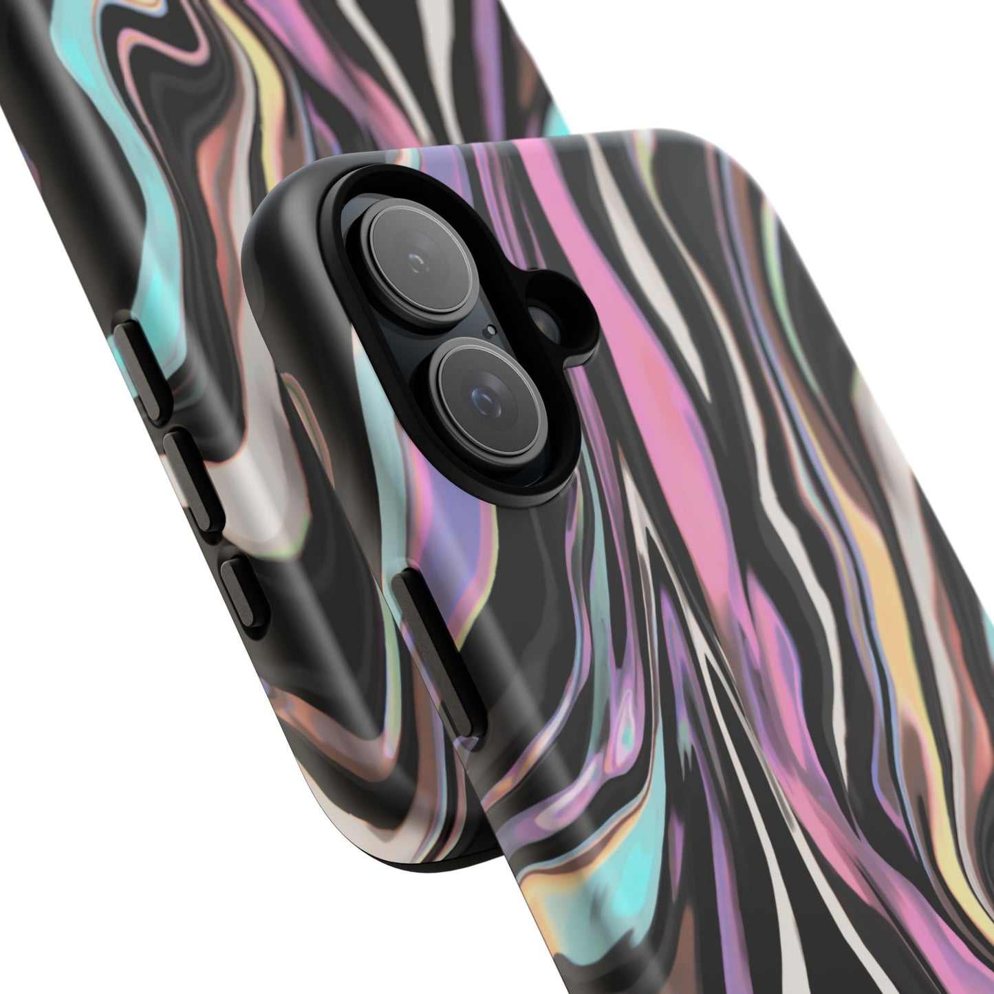 Abstract Marble Tough Phone Case — Pastel Swirl Protective Cover