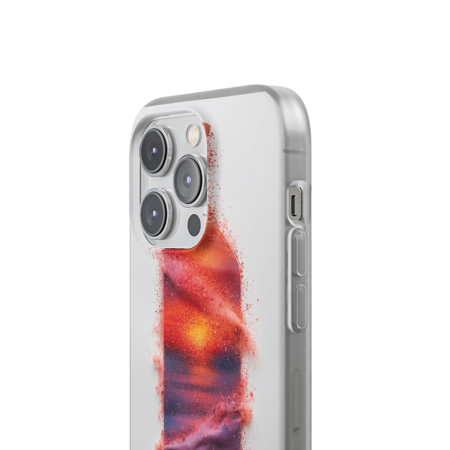 Galaxy Bottle Phone Case — Abstract Cosmic Beverage Design Flexible Case