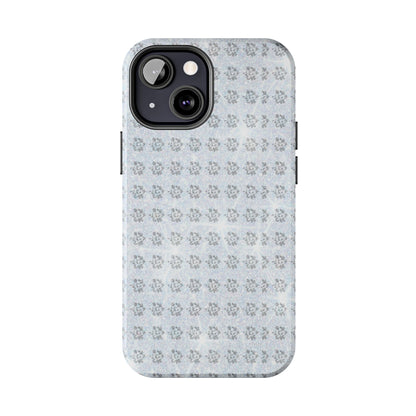 Tough Phone Case — Subtle floral Print Protective Cover