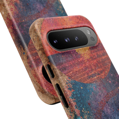 Retro Sunset Tough Phone Case