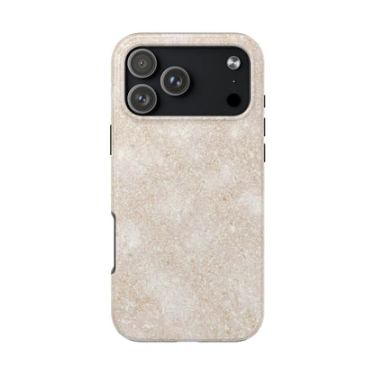 Marble Texture Tough Phone Case — Sandstone Protective Phone Cover