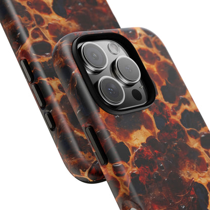 Tortoiseshell Phone Case — Protective iPhone Cover with Classic Amber Pattern
