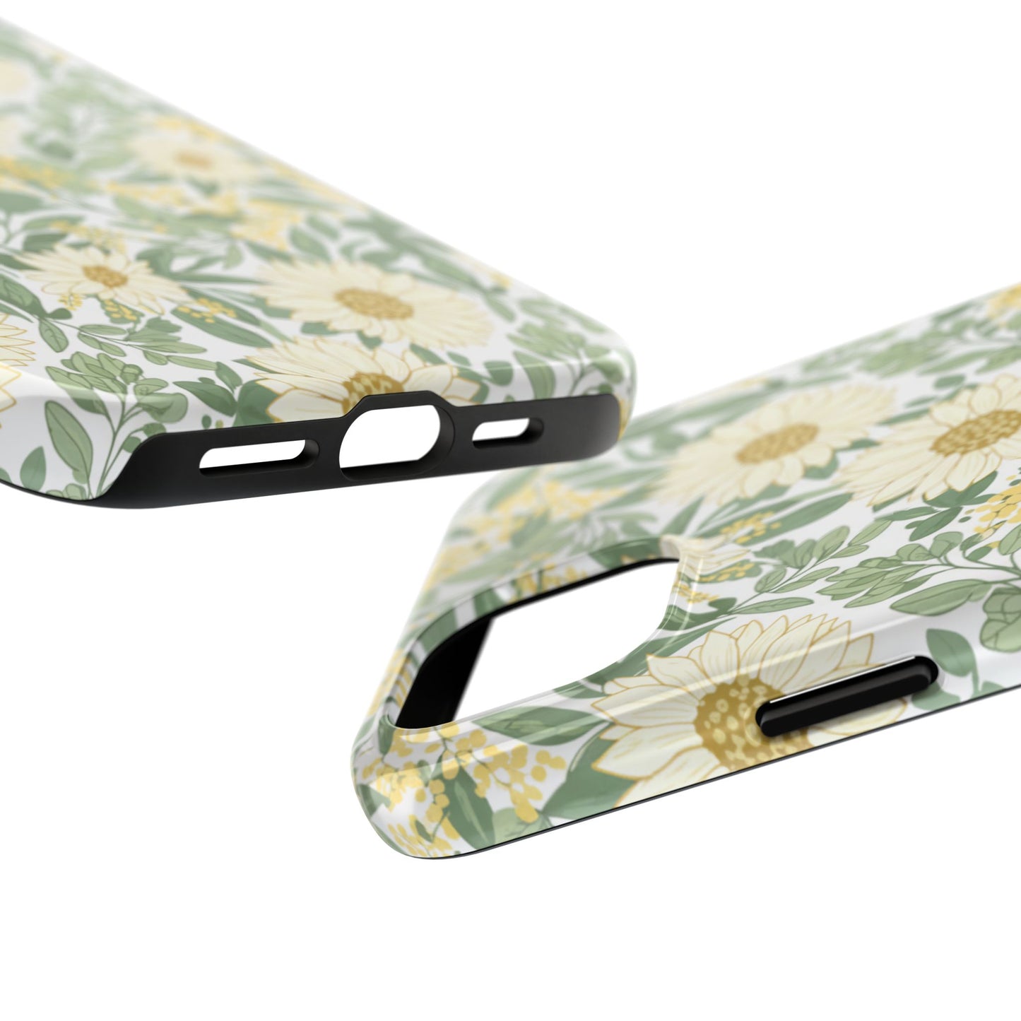 Daisy Meadow Tough Phone Case — Floral Protective Phone Cover