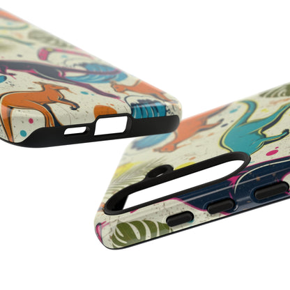 Tough Cases — Colorful Surfing Kangaroo Phone Case