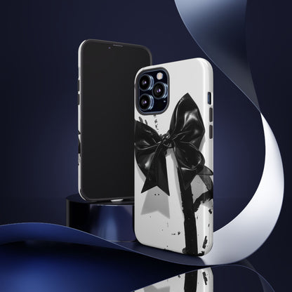 Phone Case — Black Bow Graphic Protective Cover