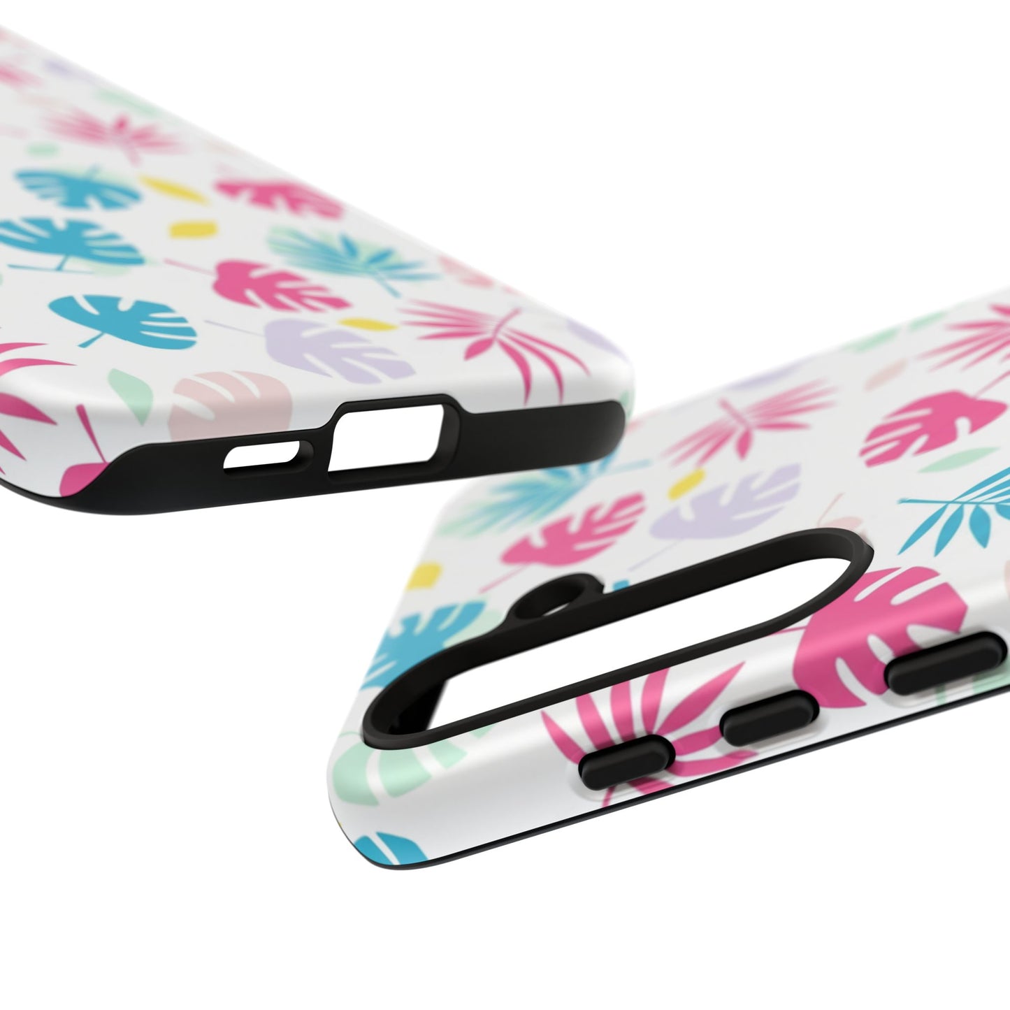 Tropical Leaf Phone Case — Colorful Pastel Monstera & Palm iPhone Case