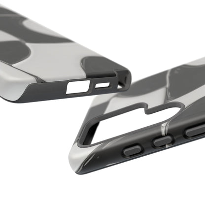 Black & White Abstract Pattern Tough Phone Case
