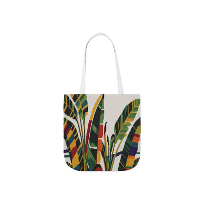 Tote Bag — Colorful Tribal Feather Canvas Tote