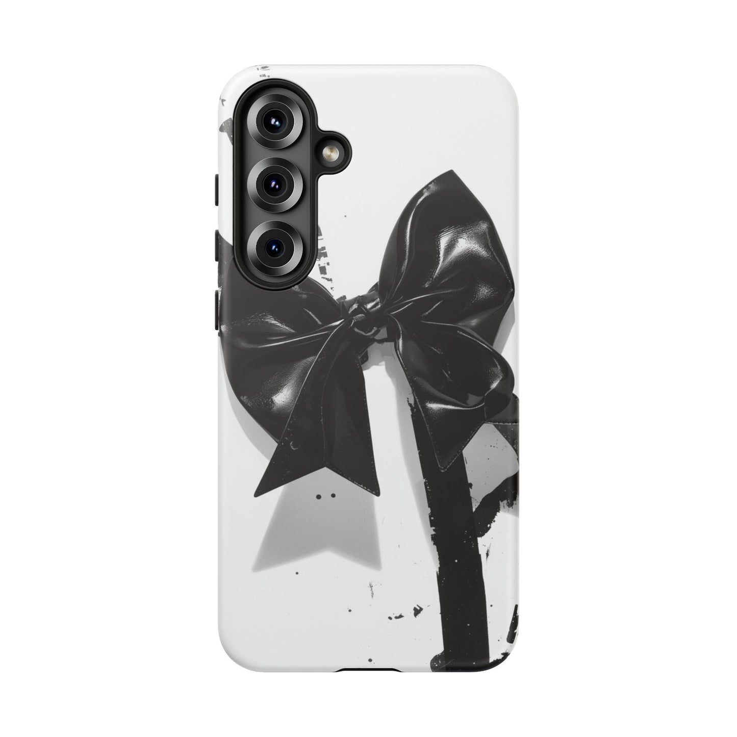 Phone Case — Black Bow Graphic Protective Cover
