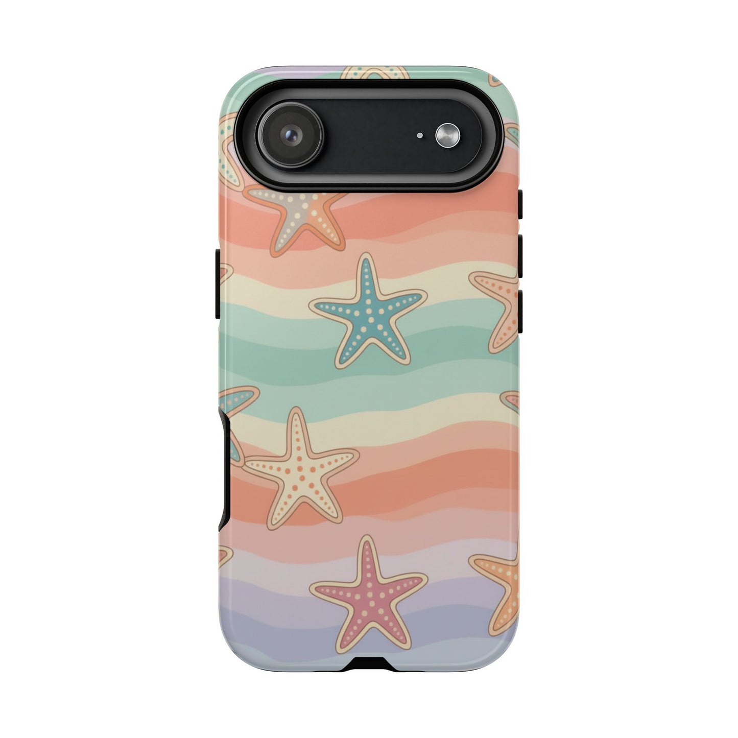 Starfish Wave Tough Phone Case — Pastel Beach Protective Cover