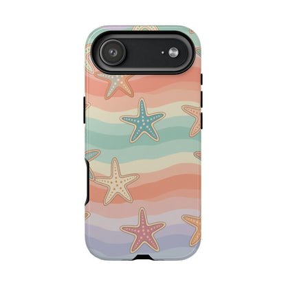 Starfish Wave Tough Phone Case — Pastel Beach Protective Cover